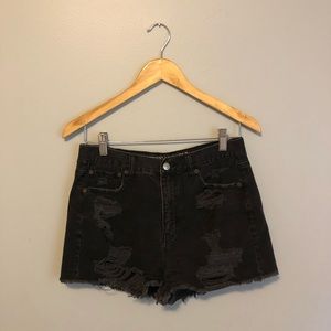 American Eagle Ripped Mom Shorts!
